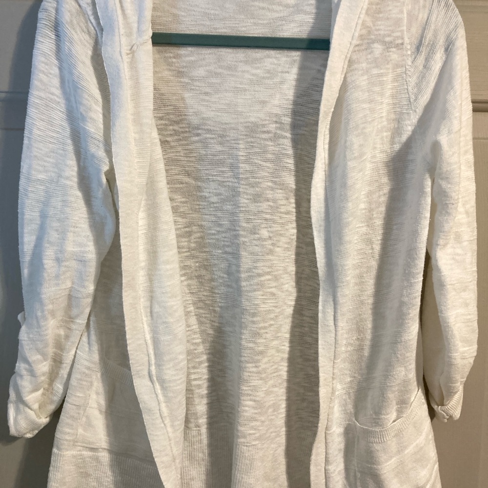 Maurices White Knit Cardigan